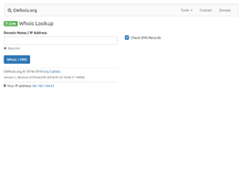 Tablet Screenshot of gwhois.org